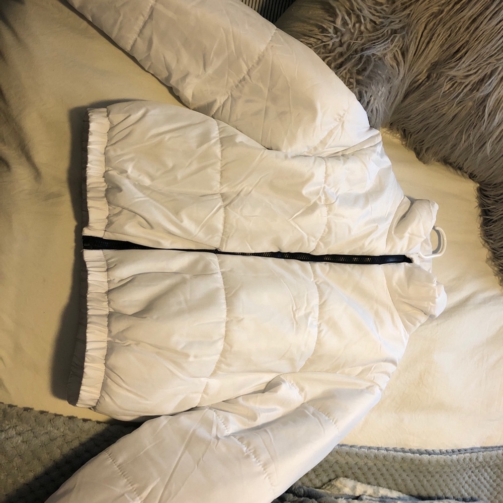 Wild Fable White Puffy Coat NWOT